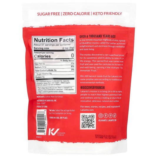 მონკფრუტი ერითრიტოლით კლასიკური 454g