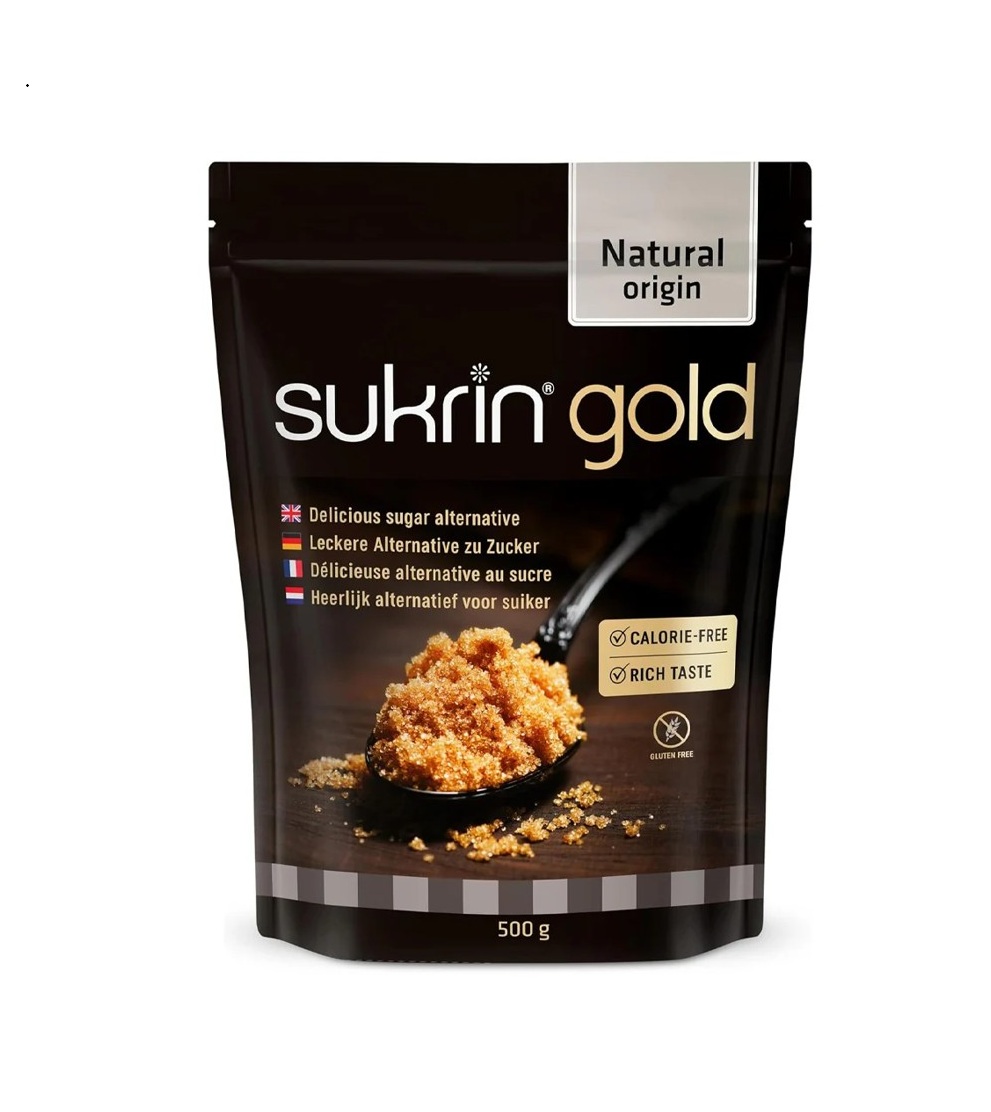 Sukgrin Gold - ყავისფერი შაქრის ბუნებრივი შემცვლელი, დიაბეტური შაქარი