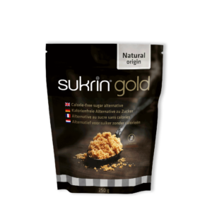 Sukgrin Gold - ყავისფერი შაქრის ბუნებრივი შემცვლელი, დიაბეტური შაქარი, 250g